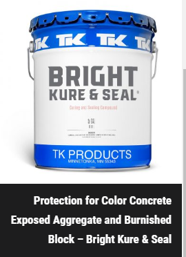 KURE & SEAL   Decorative Concrete Protectant (300-500SF/Gallon)