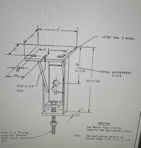 Adjustable Shear Wall Bracket - 4 Pieces Symons Forms
