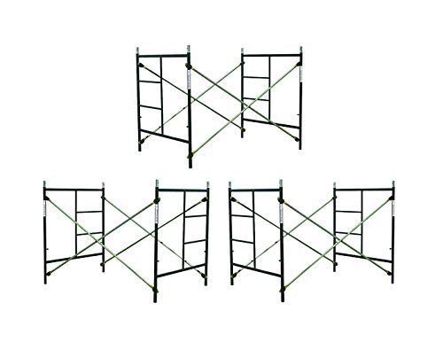 3 Sets of Scaffolding masonry Box frames 5' x 5' x 7' Scaffold CBM1290