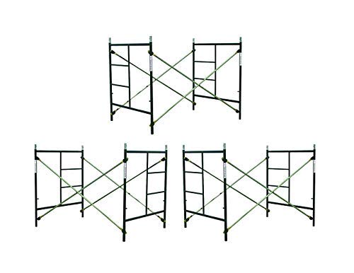 3 Sets of Scaffolding masonry Box frames 5' x 5' x 7' Scaffold CBM1290 ...