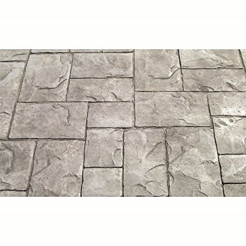 BonWay 12-940 24-Inch by 24-Inch Ashlar Cut Stone Urethane Floppy Mat, Blue