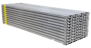 CBM Scaffold All Aluminum 75-Lbs per Square-Feet Duty Rating Walk Board 19 1/4" Wide by 7-Feet Long