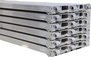 CBM Scaffold All Aluminum 75-Lbs per Square-Feet Duty Rating Walk Board 19 1/4" Wide by 7-Feet Long