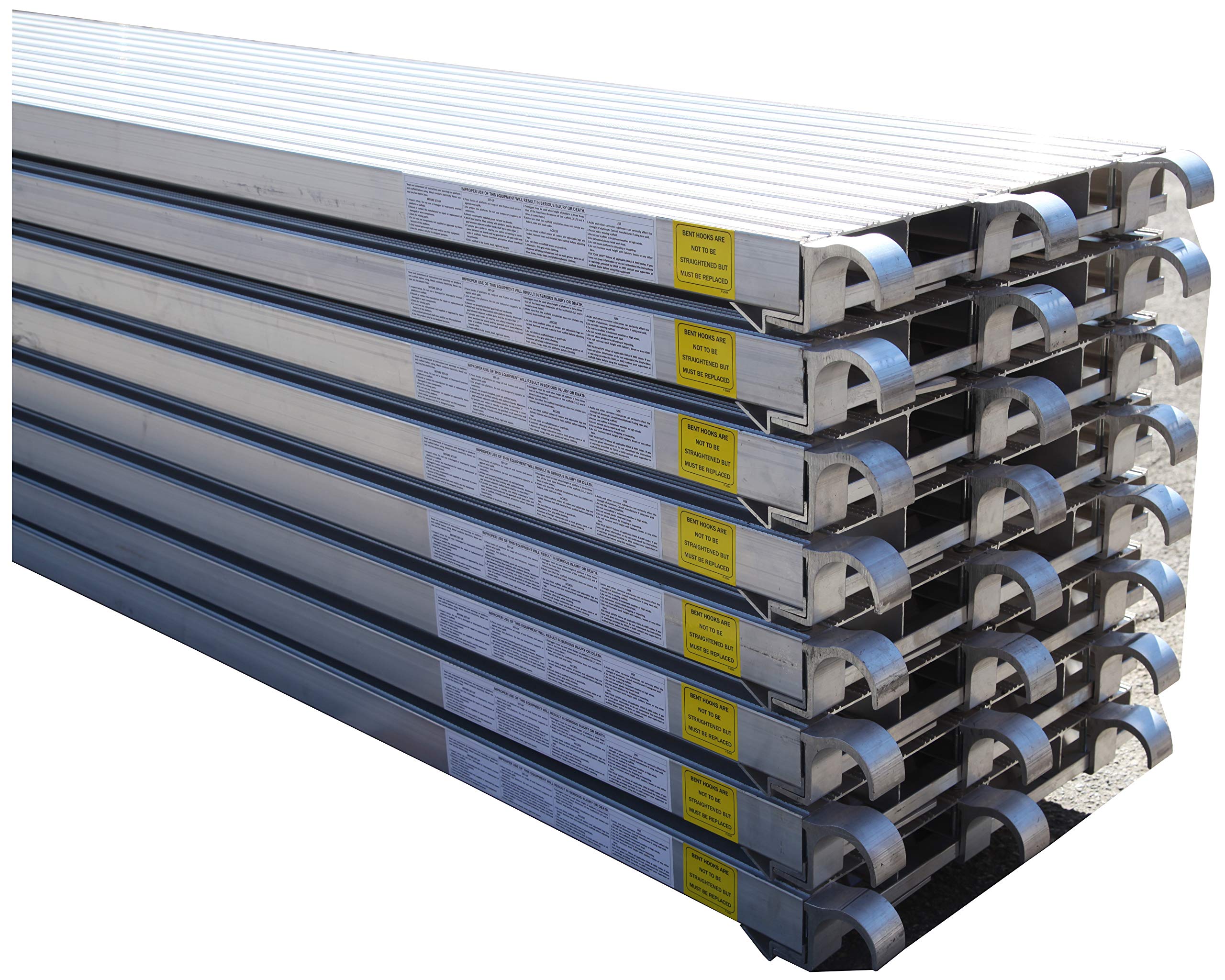 CBM Scaffold All Aluminum 75-Lbs per Square-Feet Duty Rating Walk Board 19 1/4" Wide by 7-Feet Long