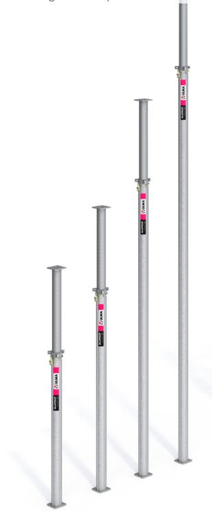 Alu-Prop  Aluminum 20K Skore  2.2M-3.7 M  ( 10 Units)