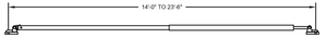 B-4 Wall Brace  14'-23'-0 Adjustment