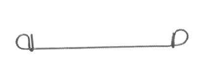 Bar Ties Plain  4"  (5000 Pieces)