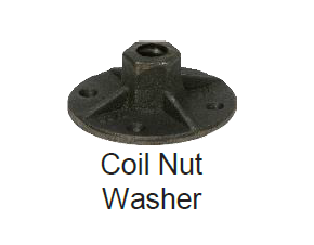 Coil Nut Washer  1/2"  ( 100 Pieces )
