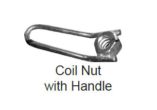 Handle Coil Nut 1/2"  ( 100 Pieces )