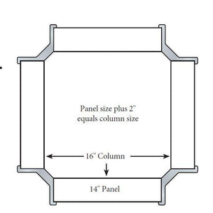 12' Ellis Forms Chamfer Corner-Steel 4 Pieces