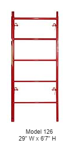 Waco Style 27-5/8" x 6'-7" Ladder Frame